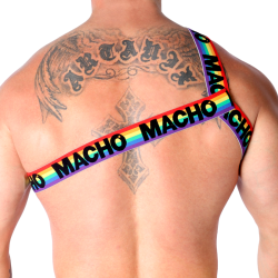 Macho - Harnais Romain Pride L/Xl